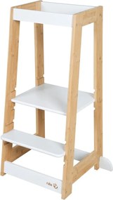 Turn de învățare alb din bambus – Roba