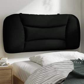 vidaXL Pernă pentru tăblie de pat, negru, 80 cm, material textil