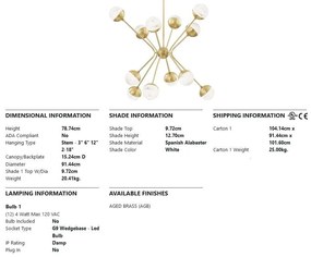 Candelabru LUX SARATOGA