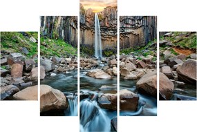Tablou - Cascada Svartifoss, Islanda (150x105 cm)