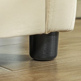 HOMCOM Cadru de pat canapea extensibilă 2 în 1, canapea 2 locuri și pat dublu, compatibilă cu două saltele de 90 x 190 cm | Aosom Romania