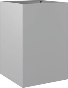 vidaXL Jardinieră, argintiu, 52x48x75 cm, oțel galvanizat