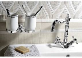 Baterie aurie pentru chiuvetă înaltă Antea – Sapho