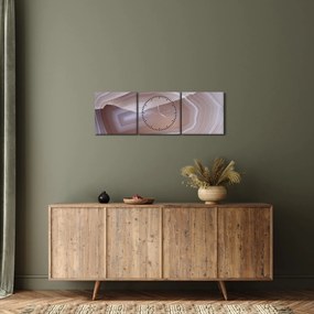 Tablou - Agat - marmură (cu ceas) (90x30 cm)