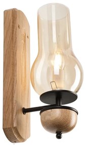 Aplică Brilagi COTTAGE 1xE14/40W/230V stejar/maro