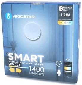 Aplică LED dimabilă Aigostar MESH Smart LED/12W/230V alb