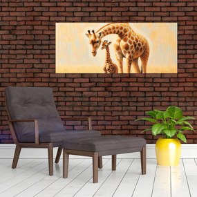 Tablou - Girafe (120x50 cm)