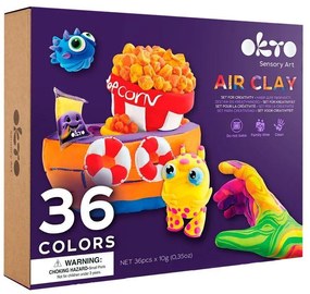 1 x Set de Creatie Air Clay, Okto, 36 culori