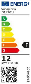 Plafoniera LED cu 3 spoturi directionabile Rollo alba 3173WH SRT