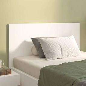 Tablie de pat, alb, 120x1,5x80 cm, lemn prelucrat Alb, 1
