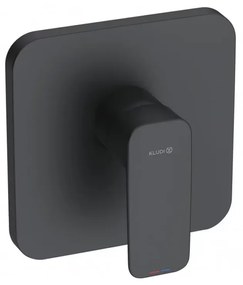 Baterie incastrata pentru 2 consumatori, negru mat
