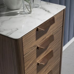 Dulapior cu 5 sertare design elegant Glayds AC-CP1806-A