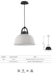 Lustra/Pendul iluminat exterior IP44 KINKE