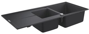 GROHE 31643AP0 - Chiuvetă compozită K400 1160 × 500 mm piatră/negru