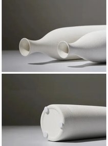 Vază ceramică albă, 33 cm
