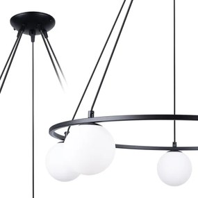 Lustră pe cablu Sollux SL.1214 YOLI 5xG9/8W/230V negru