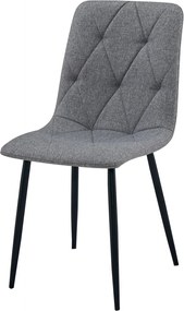 OFERTA Scaun de masa gri LIBRA cu picioare negre clasa a II-a