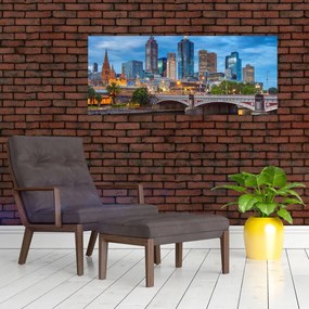 Tablou cu orașul Melbourne (120x50 cm)