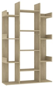 808903 vidaXL Bibliotecă, stejar sonoma, 86x25,5x140 cm, PAL