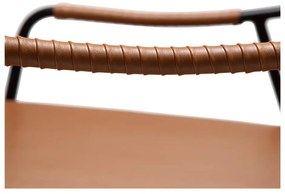 Fotoliu maro cu tapițerie din imitație de piele Boto – DAN-FORM Denmark