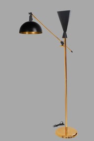 Lampadar haaus Toronto, 60 W, Auriu, Height: 170 cm