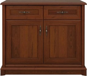 Comoda clasica living KENT EKOM2D2S, castan, PAL, 101x45x91 cm