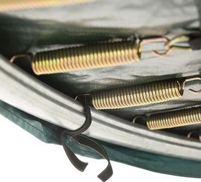 HOMCOM Husă pentru Trambulină, Pliabilă și Portabilă, de Grădină din Plastic,  Ø305x1,5 cm, Verde | Aosom Romania