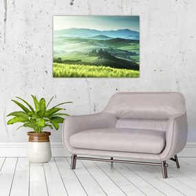 Tablou pe sticlă - Toscana, Italia (70x50 cm)