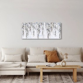 Tablou - Crenguțe de salcie cu fluturi (120x50 cm)