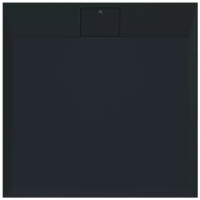 Cadita de dus patrata Ideal Standard i.life Ultra Flat S negru intens 90x90 cm