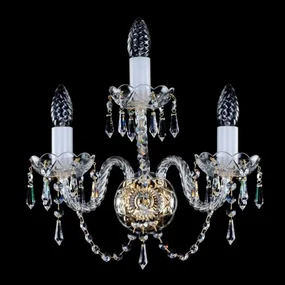 Aplica de perete cristal Bohemia MIRKA III. drops WL CE