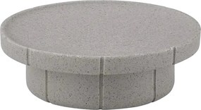 Săpunieră gri deschis din polirășină Kua – Blomus