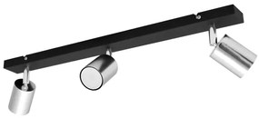 Spot LED TUNE 3xGU10/4,8W/230V crom mat/negru