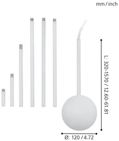 Eglo 92288 - Capac cablu EXTENTION