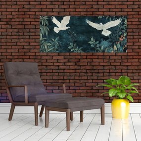 Tablou - Două porumbei (120x50 cm)