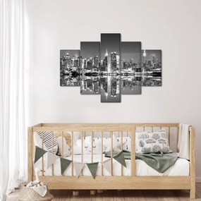 Tablou - New York, alb-negru (150x105 cm)