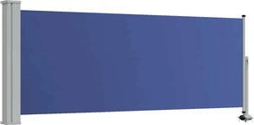 vidaXL Copertină laterală retractabilă terasă, albastru, 100x300 cm
