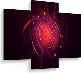 Tabloul modern cu abstacțiune (90x60 cm)