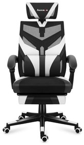 Fotoliu gaming Cruiser 5 (negru + alb). 1087453