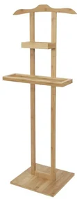 Suport pentru haine din bambus Compactor Bamboo, maro