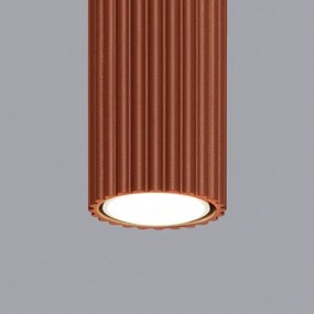 Spot Sollux SL.1629 KARBON 1xGU10/10W/230V 60 cm roșu