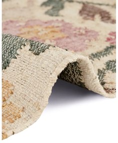 Covor tip traversă crem țesut manual din iută 80x200 cm Roya Violette – Elle Decoration