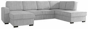 Colțar Miami 406 Cutie de pat, 305x188x85cm, 138 kg, Picioare: Lemn