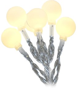 Șirag luminos solar LED Star Trading Balls, 20 becuri, lungime 4,75 m