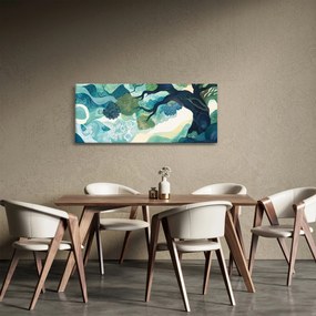 Tablou – Coroană verde a arborelui vieții (120x50 cm)