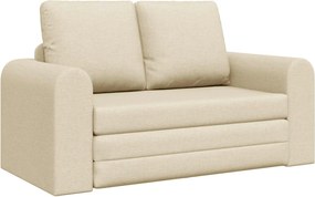 vidaXL Pat canapea 60cm Crem țesătură