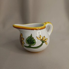 Căniță de lapte din ceramică model floarea soarelui