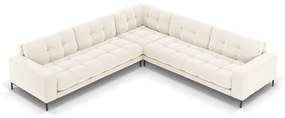 Coltar 6 locuri Bali velvet/picioare negre – L256 x l256 x h75