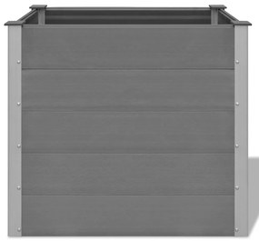 Strat inaltat de gradina, gri, 100 x 50 x 91 cm, WPC 1, Gri, 100 x 50 x 91 cm