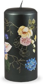 Lumânare Unipar Flower Paradise, durată ardere 73 h, verde închis